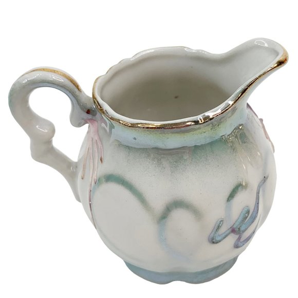 Vtg Dragonware Lusterware Creamer Moriage Lovers Leap Chattanooga TN Souvenir - Picture 8 of 12